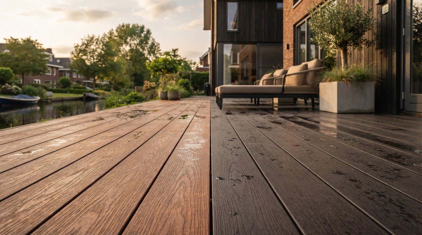 Millboard of Bruggan: vergelijk onderhoud, slijtage en comfort