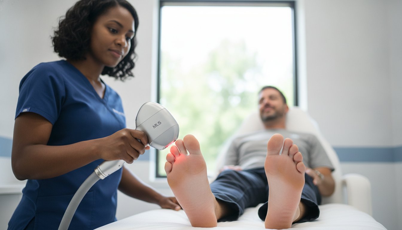 MLS Laser Therapy in Marietta: Advanced Non-Invasive Foot Pain Relief