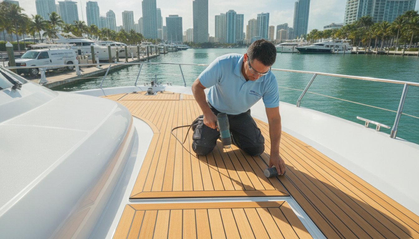 Mobile Boat Deck Installers: The 2026 Guide to On-Site Custom Marine Flooring