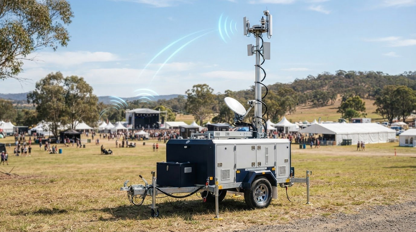 Mobile Communications Trailer Hire for Outdoor Events in Australia