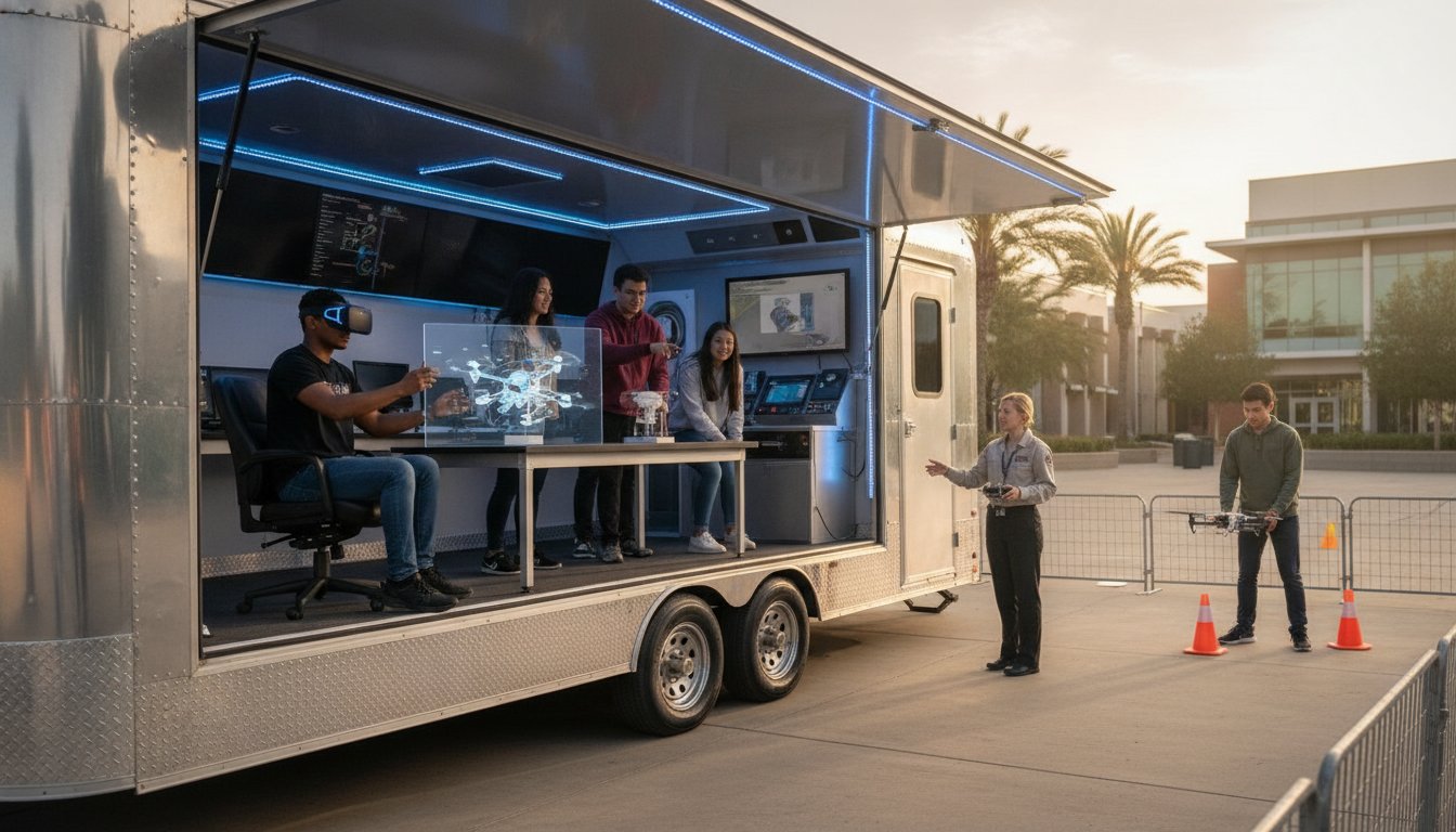 Mobile Drone Training Lab: The Future of On-Site UAS Education in 2026