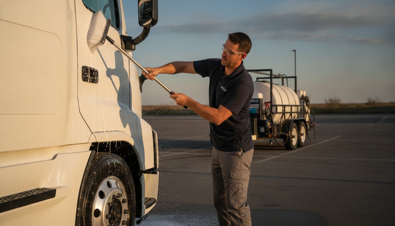 Mobile Fleet Washing Services in Omaha: Professional Care for Your Commercial Assets