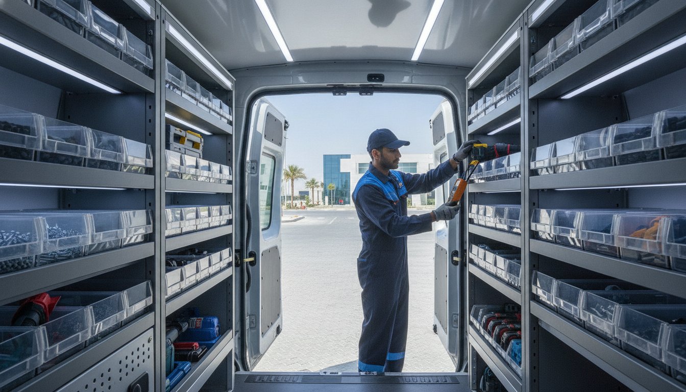 Mobile Service Van Interior Shelving: The Engineering Guide to Custom Fleet Storage