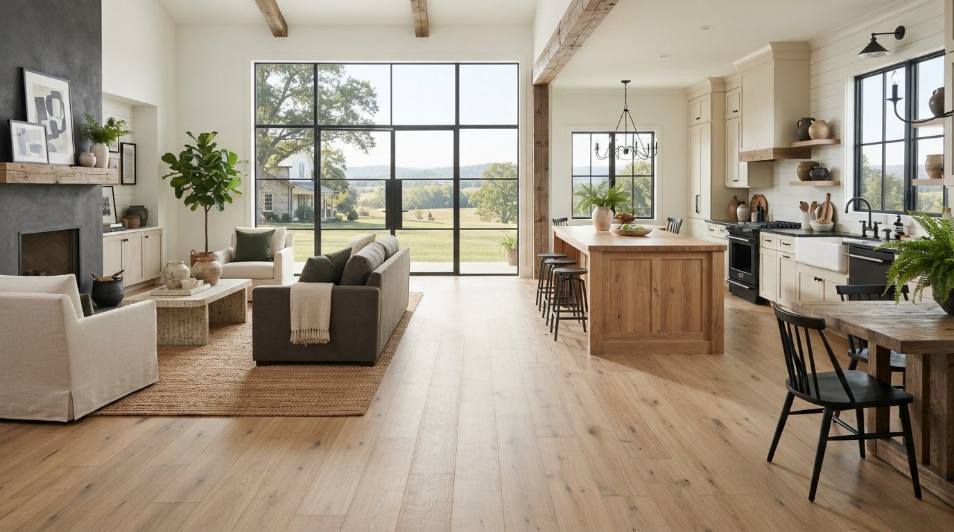 Modern Farmhouse Flooring Ideas: Elevating Your Brentwood Home in 2026