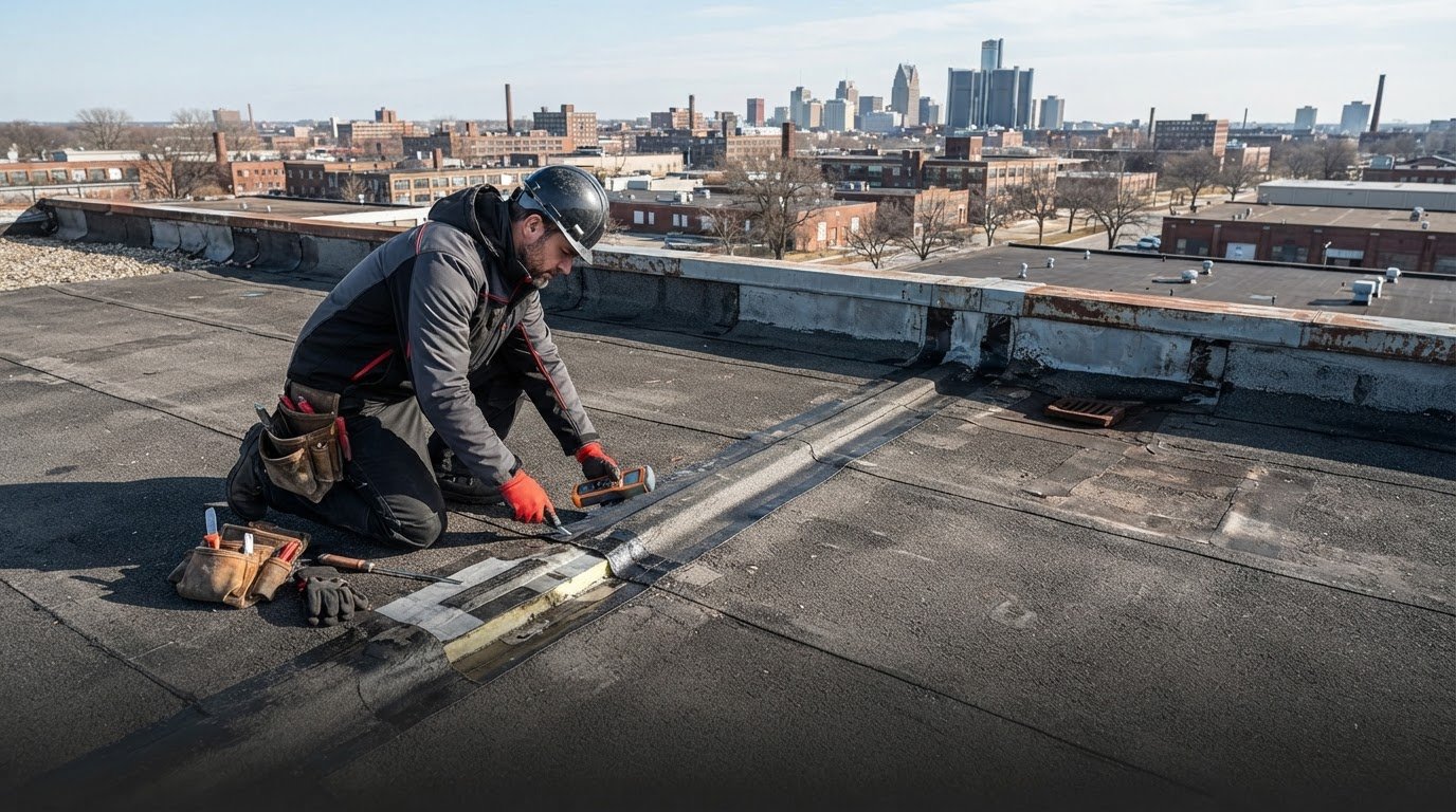 Modified Bitumen Roofing Repair in Detroit: A Property Owner’s Guide