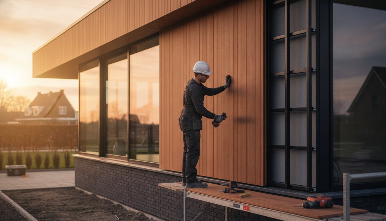 Montage composiet gevelbekleding: een stap-voor-stap handleiding voor een strak resultaat