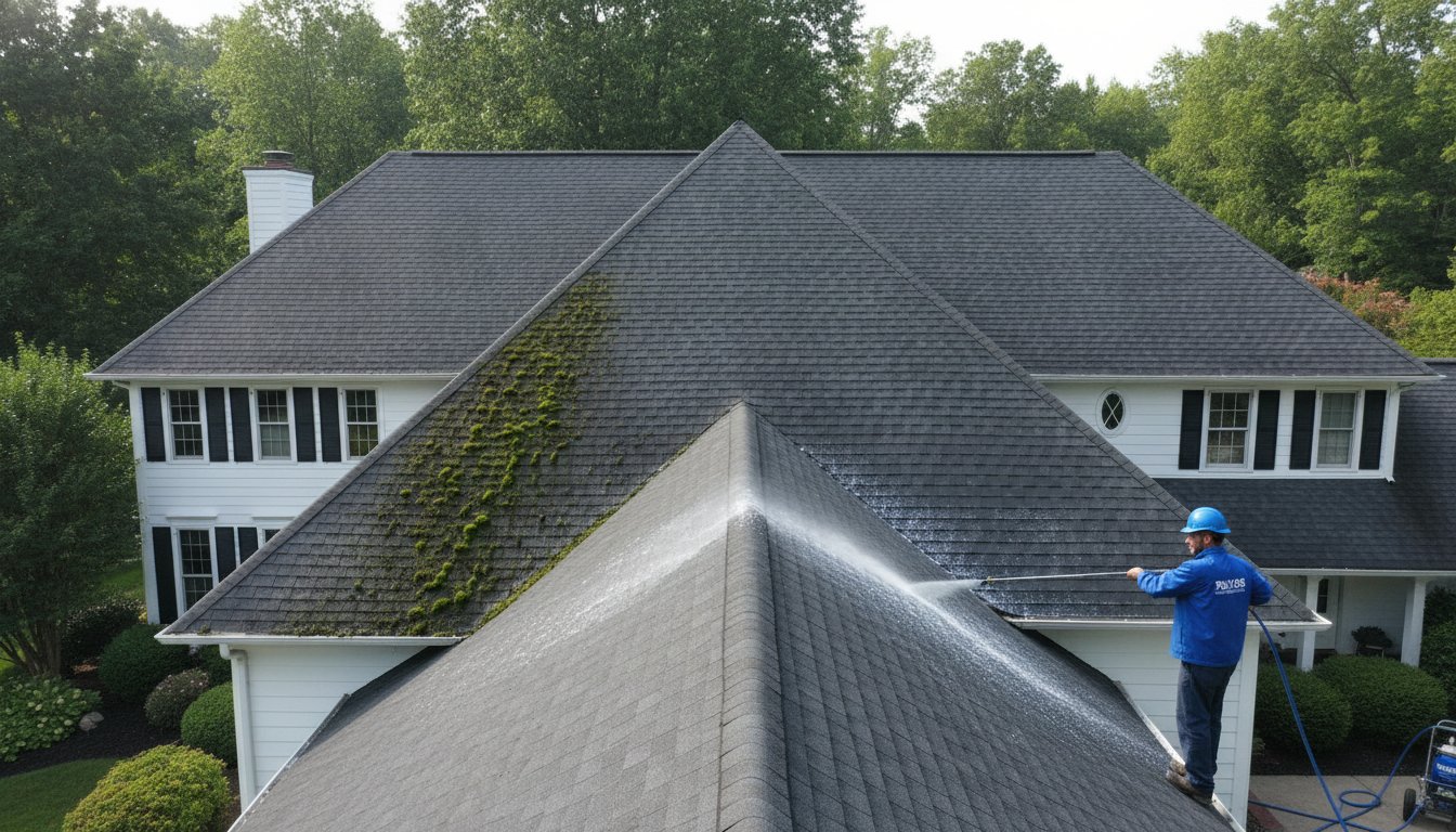 Moss Removal from Roof Shingles: A Newtown Homeowner’s Guide (2026)