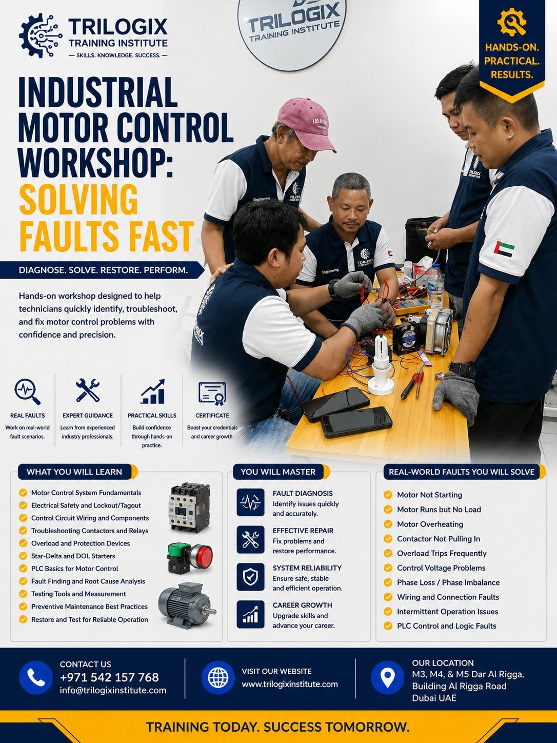 Industrial Motor Control Workshop: Solving Faults Fast