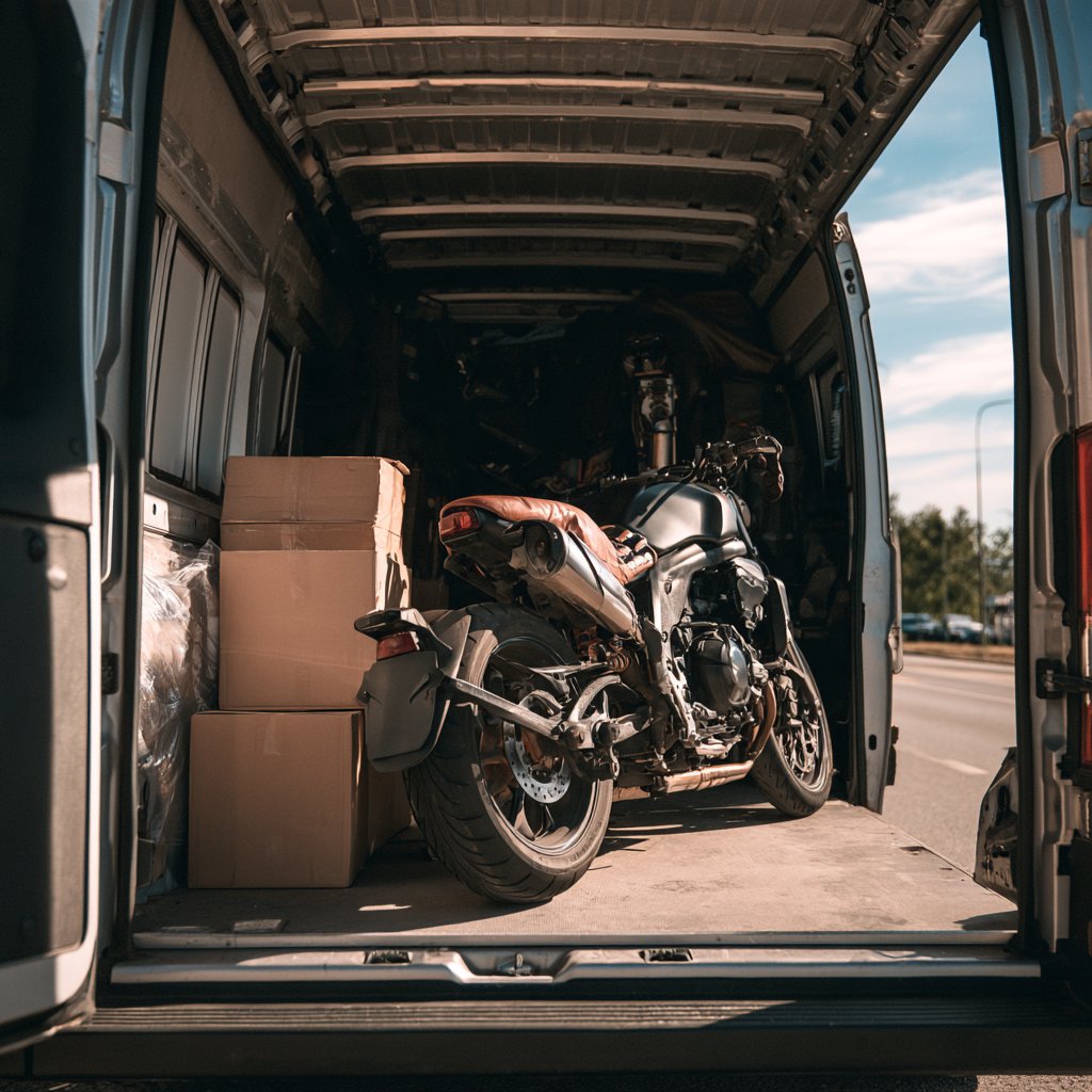 Secure door-to-door motorcycle transport service across Europe