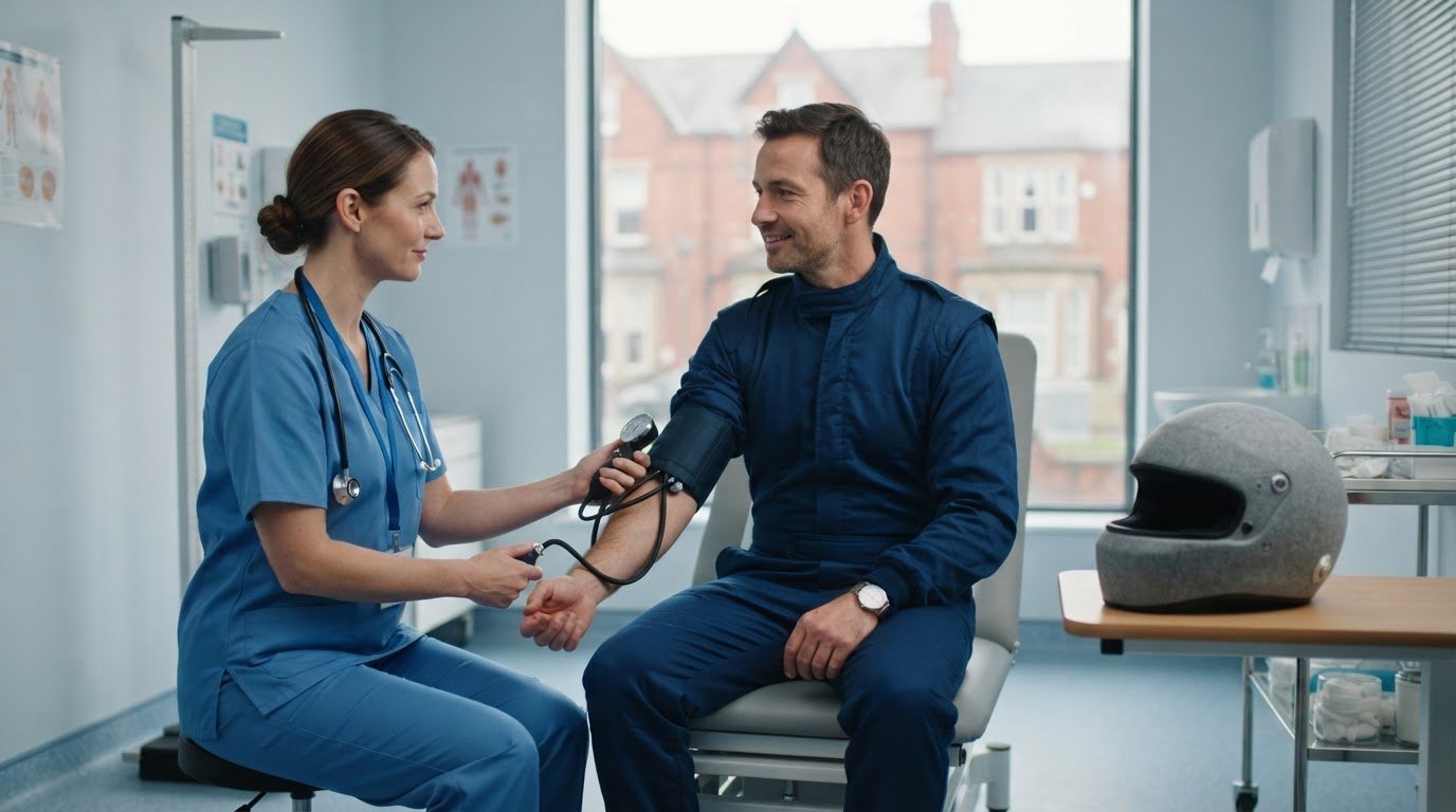 Motorsport medical examination in St Helens: checks explained