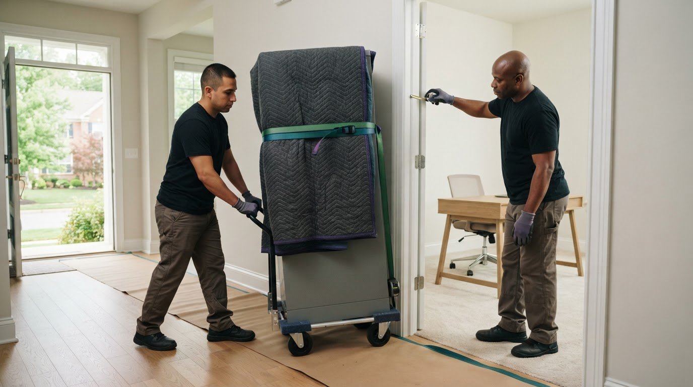 Move a Heavy Filing Cabinet to Your Chantilly Home Office Safely