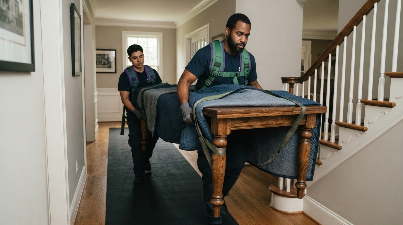 Move Heavy Dining Tables Safely in Oakton, VA