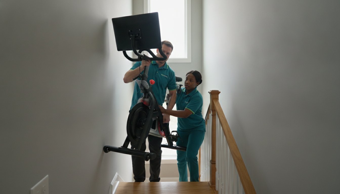 Movers to Move Peloton Upstairs in Reston, VA