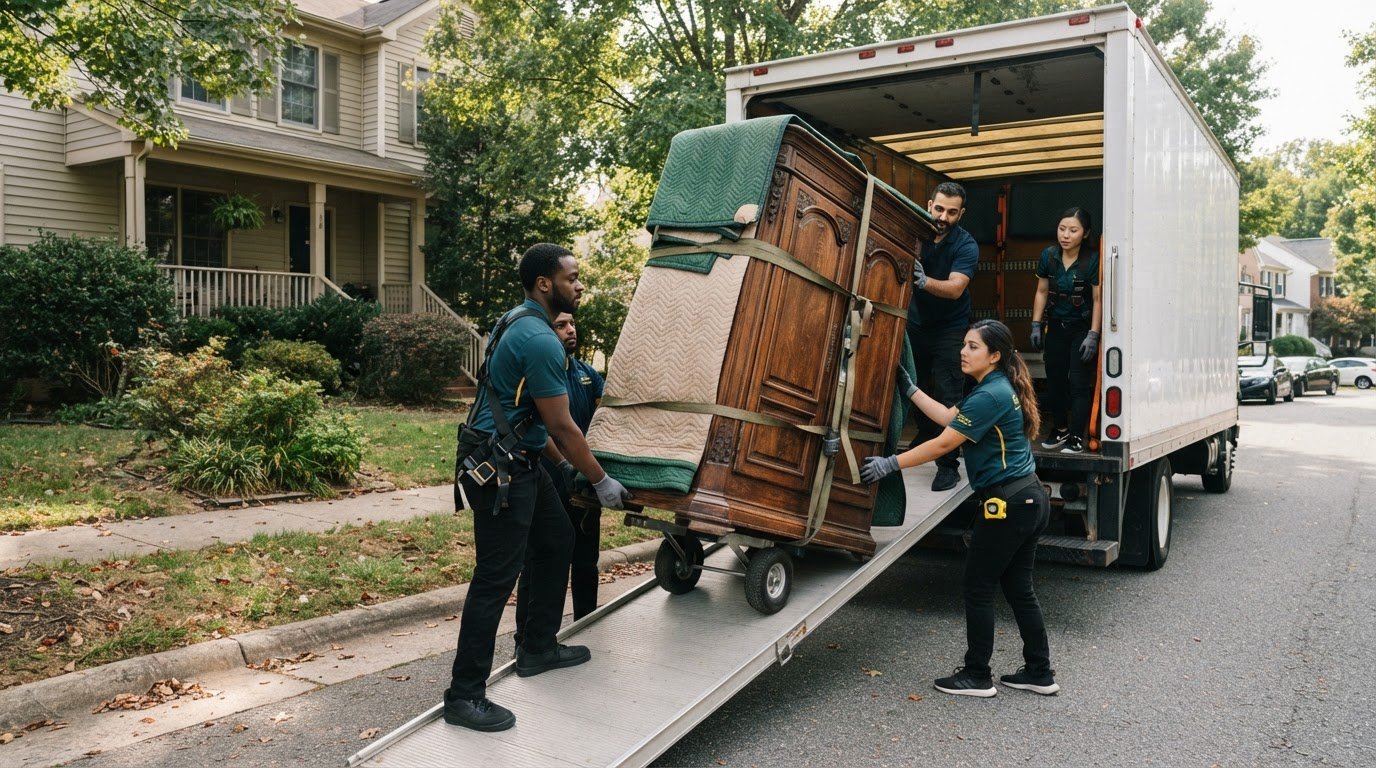 Moving a Heavy Armoire Into a Truck in Dumfries: A Safe, Practical Guide