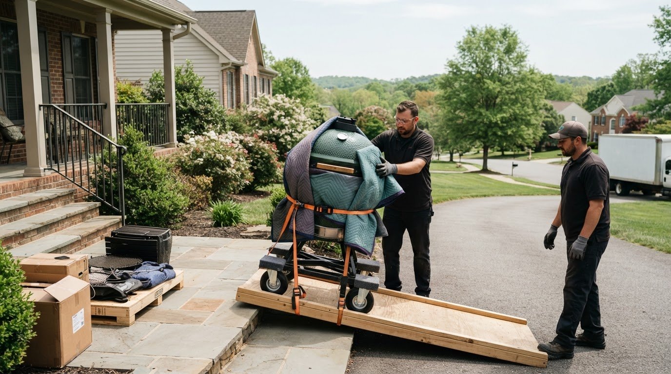 Moving a Large Ceramic Smoker Grill in Haymarket: A Safe, Step-by-Step Guide