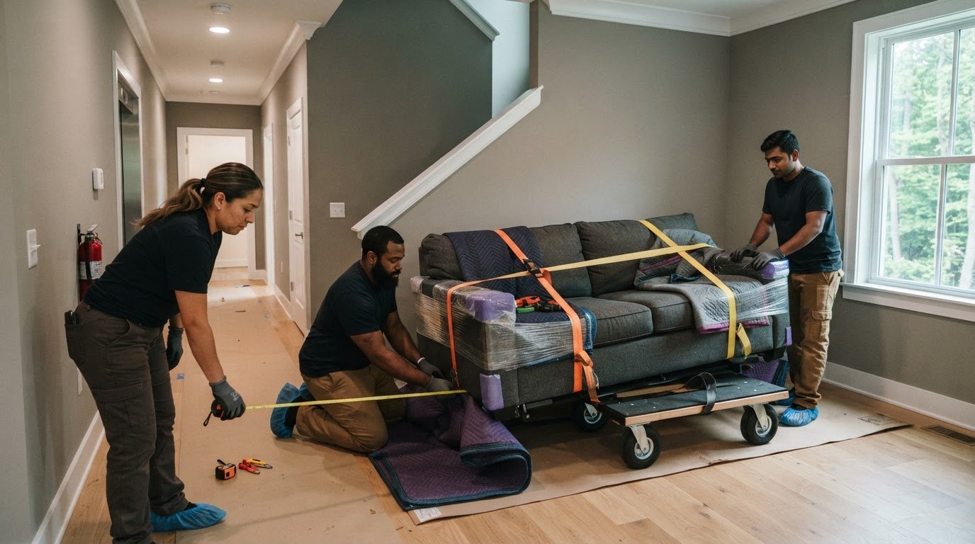 Moving a Sleeper Sofa in Reston: Safe Steps and When to Call Movers