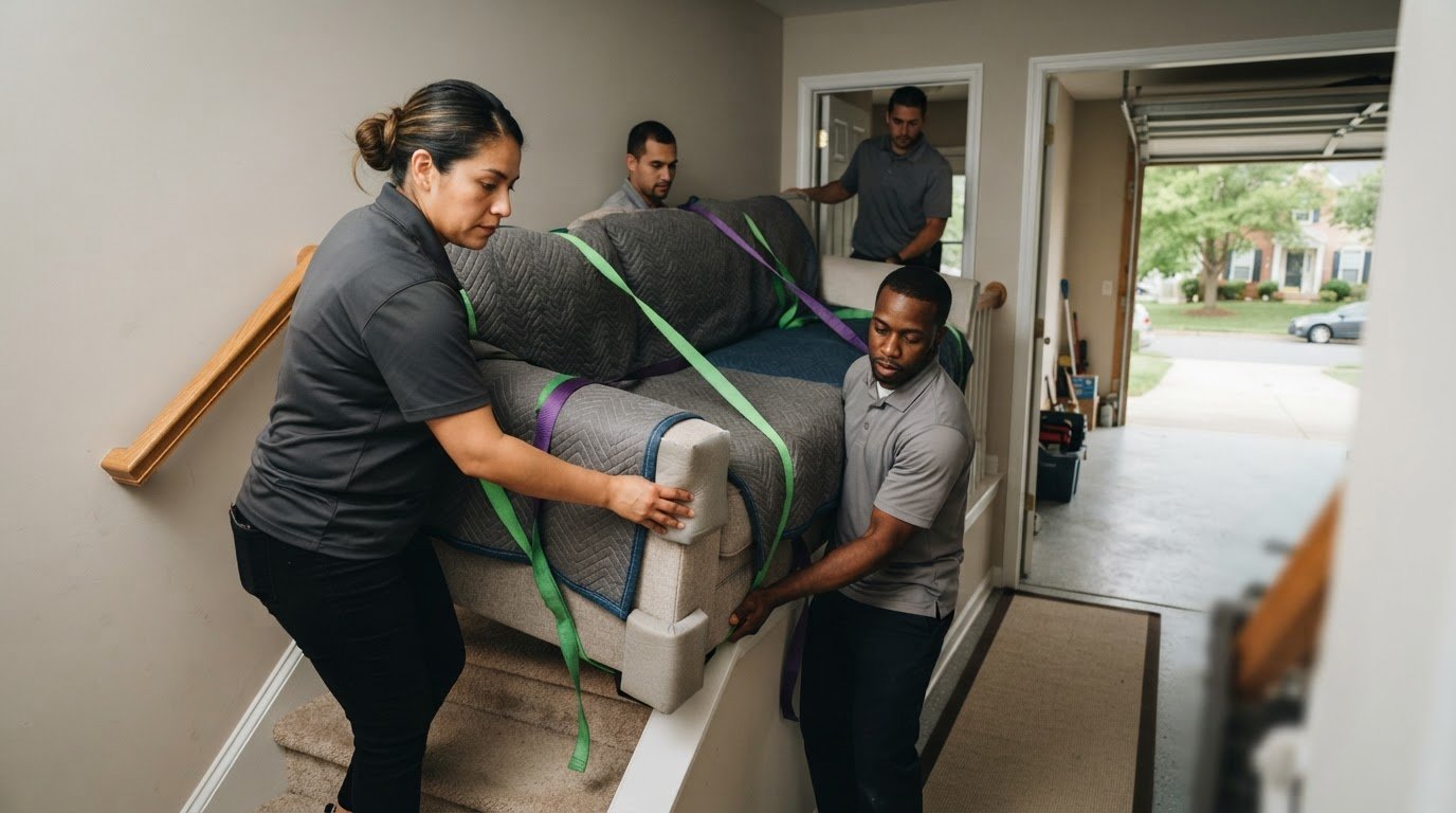Moving Heavy Furniture in Centreville With Hourly Labor