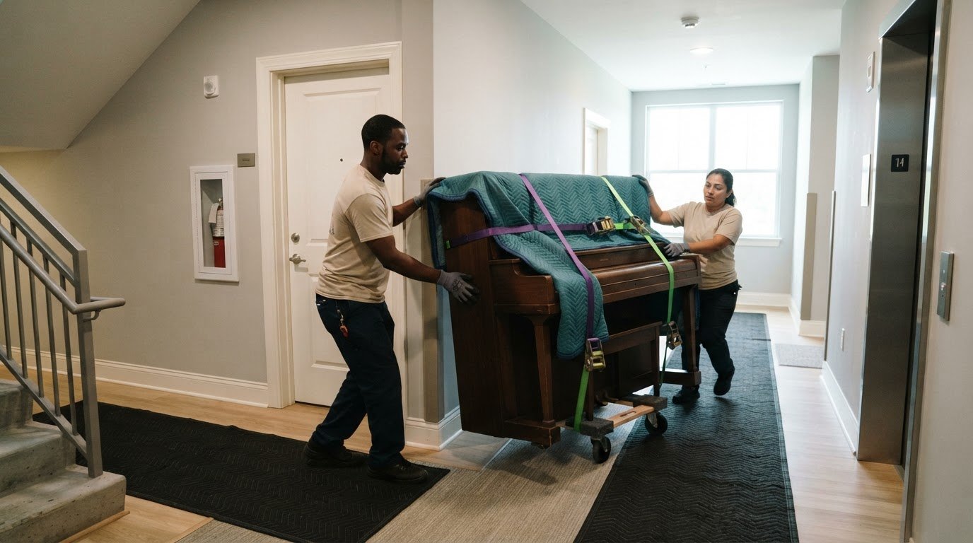 Moving Heavy Items Within the Same Building in South Riding, VA