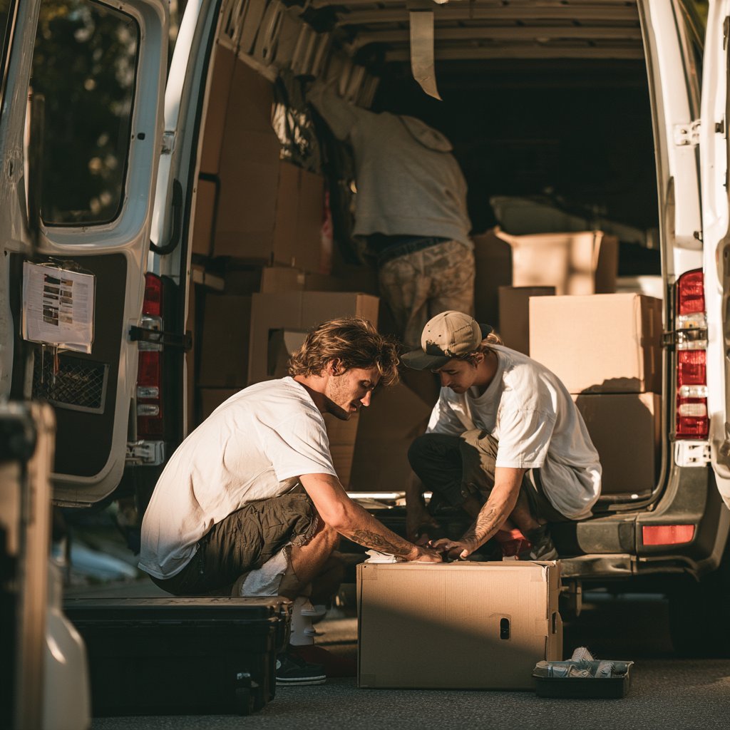 Professional moving help with a van as an alternative to DIY removals