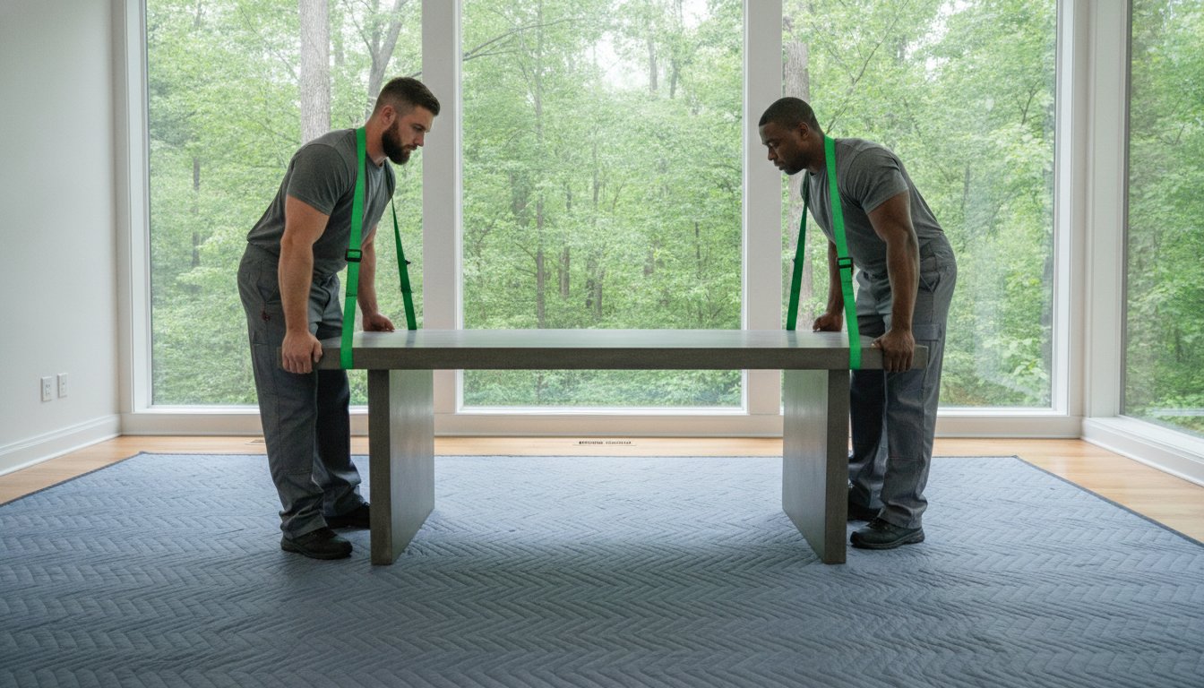 Moving Your RH Concrete Dining Table in Great Falls, VA