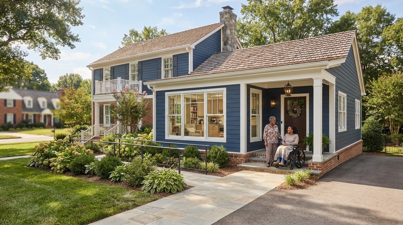 Multi-Generational Home Addition with Private Entrance in Short Pump, VA