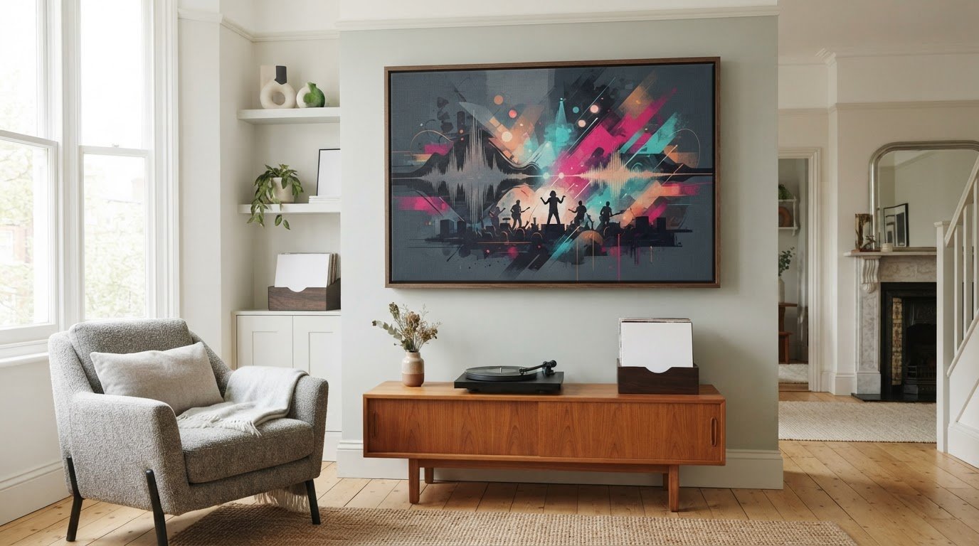 Music Canvas Prints for Bands, Lyrics and Fan Decor