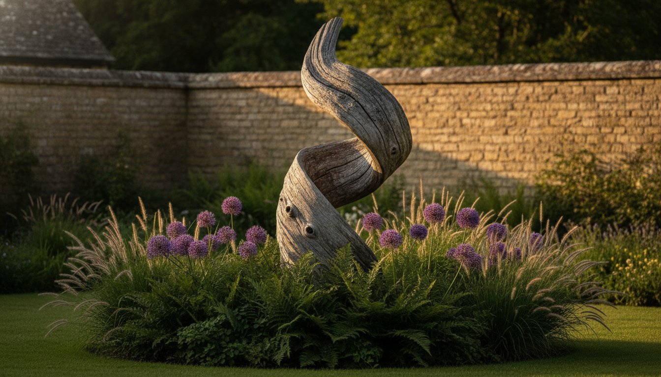 Natural Wood Garden Sculptures UK: A Guide to Organic Outdoor Art