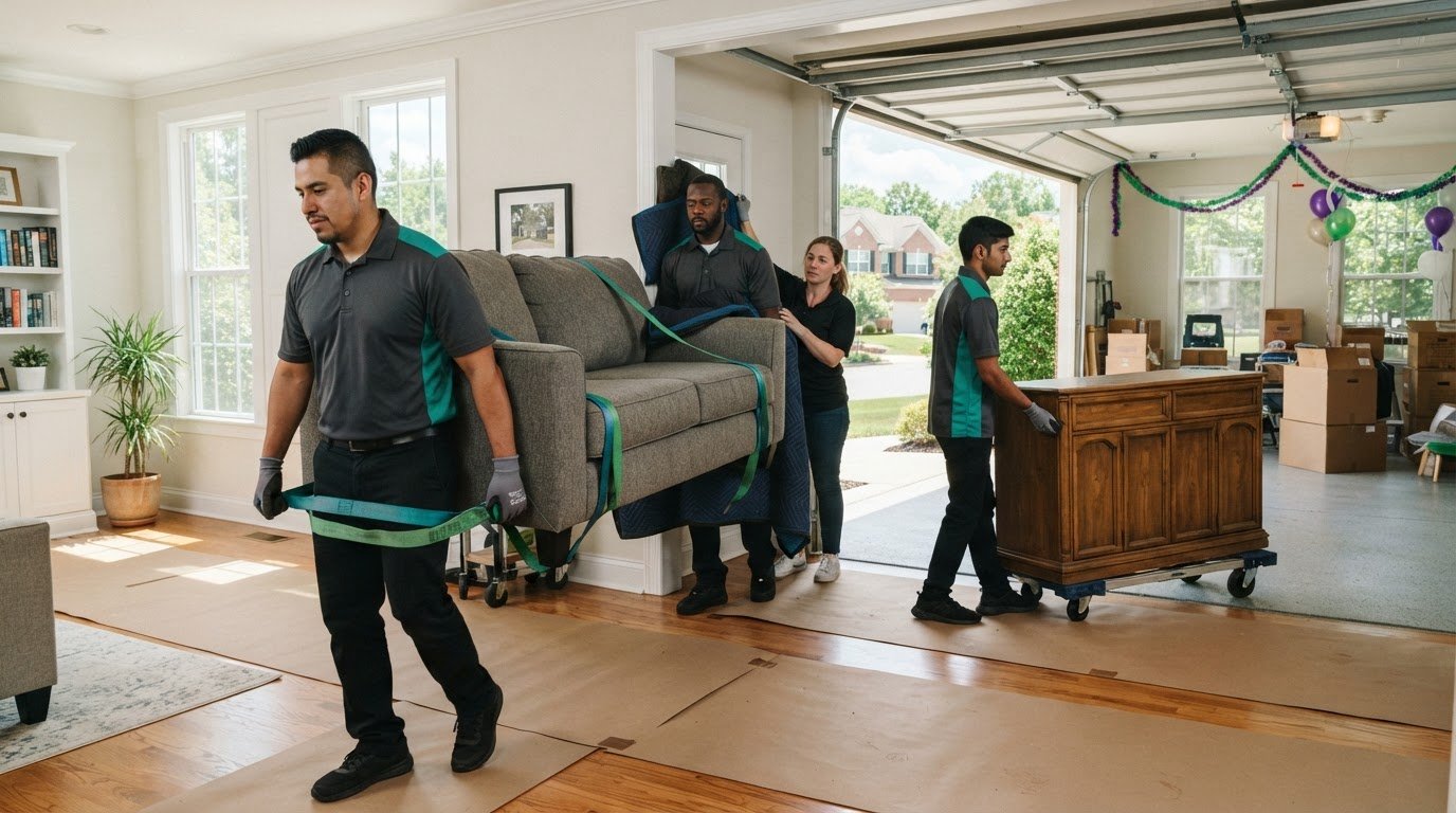 Need Labor to Move Furniture to Garage in Dumfries?