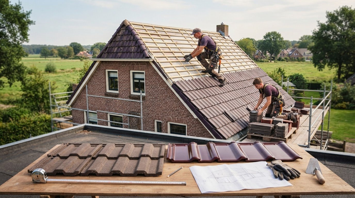 Nieuwe dakpannen leggen prijs: alles over de kosten en keuzes in 2026