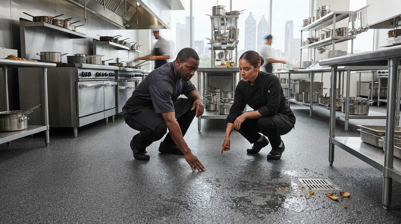 Non-Slip Epoxy Commercial Kitchen Flooring: A Buyer’s Guide