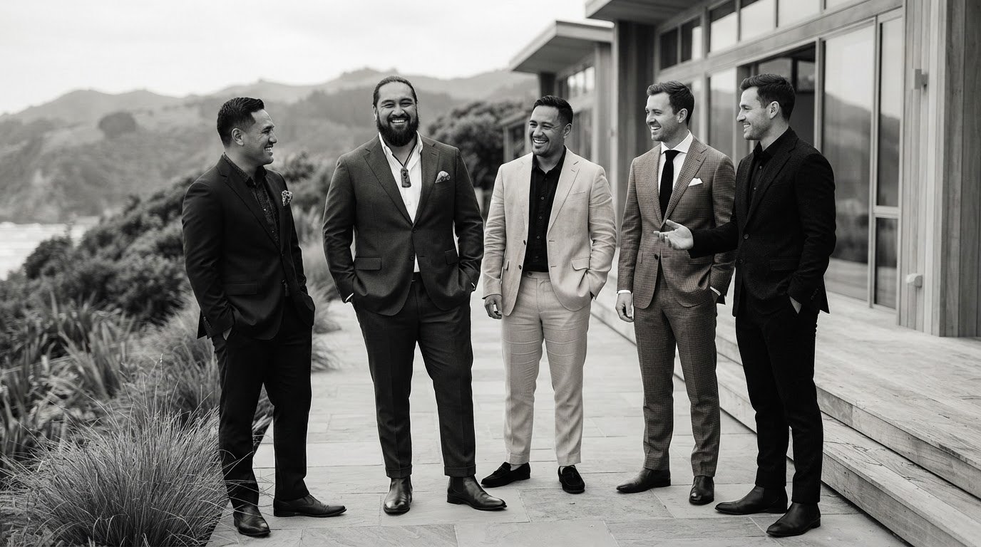 Non-traditional wedding suits NZ: Find a look that feels like you