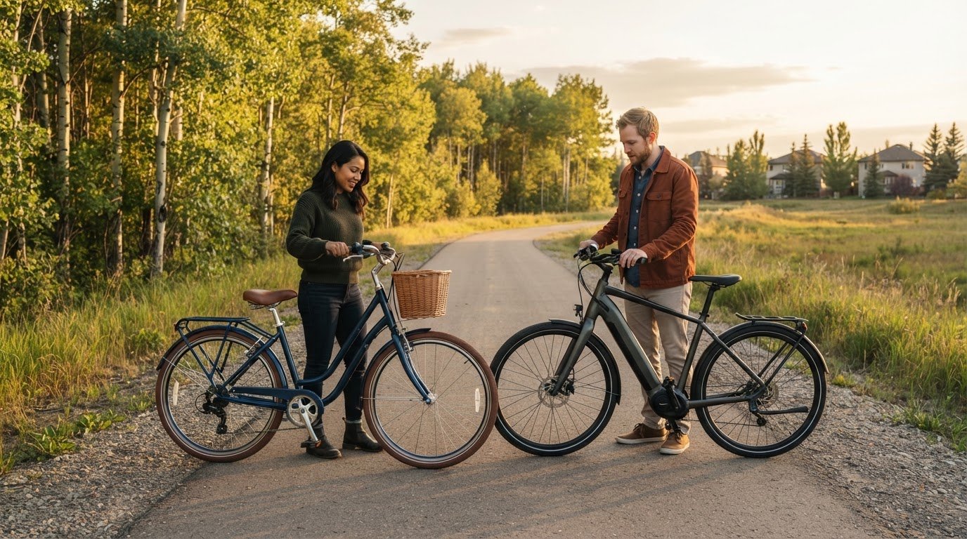 Norco Scene VLT vs Trek Townie Go: Which Upright Cruiser E-Bike Fits You?