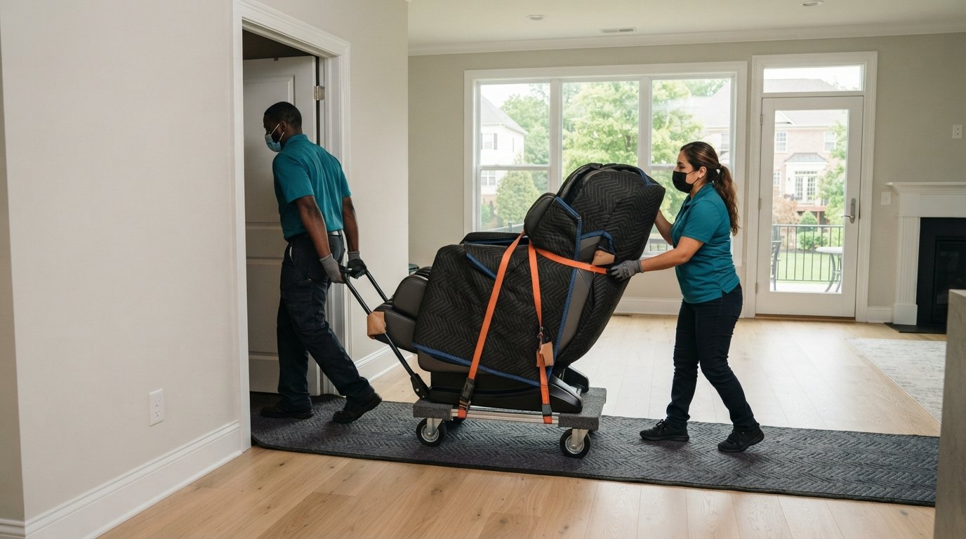 Oakton VA Massage Chair Moving: Safe Main Floor Transport