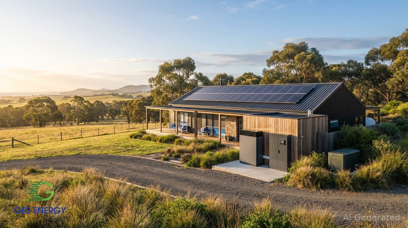 Off grid solar for rural properties