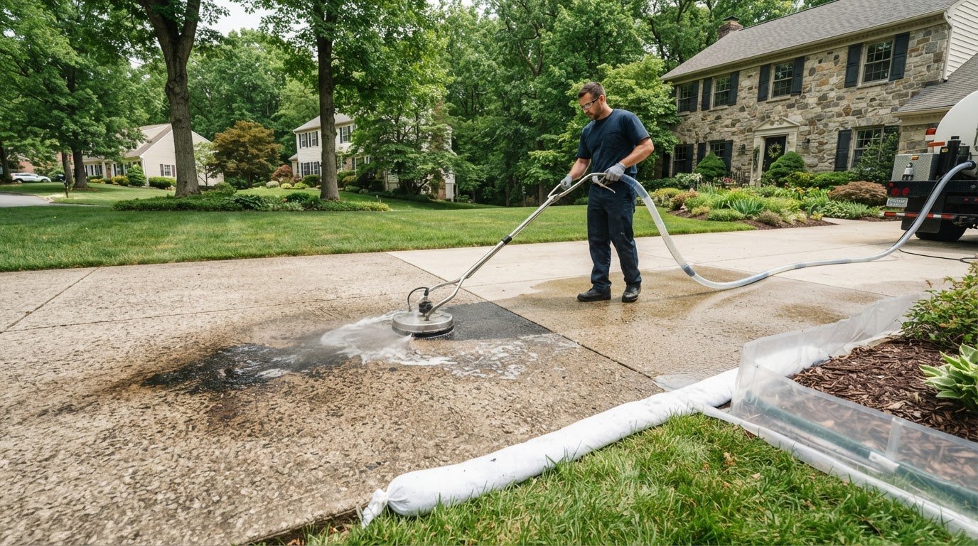 Oil Stain Removal from Driveways: Complete Guide 2026