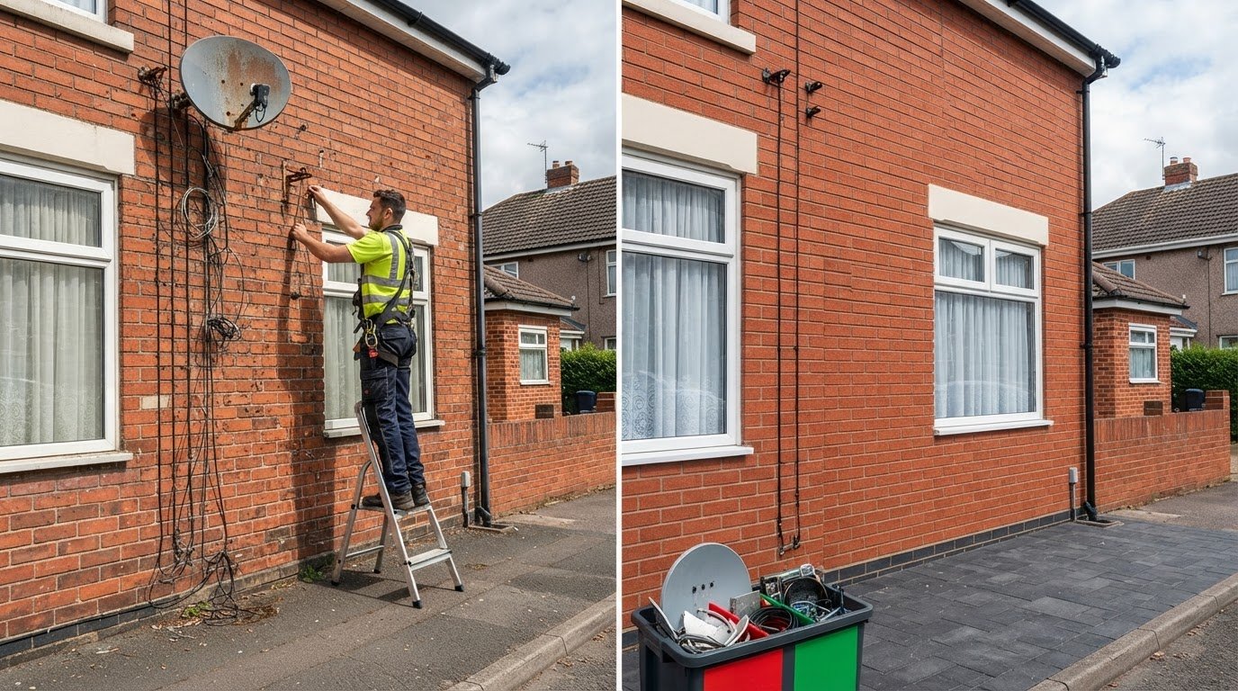 Old Aerial Removal & Recycling: What to Expect in the UK