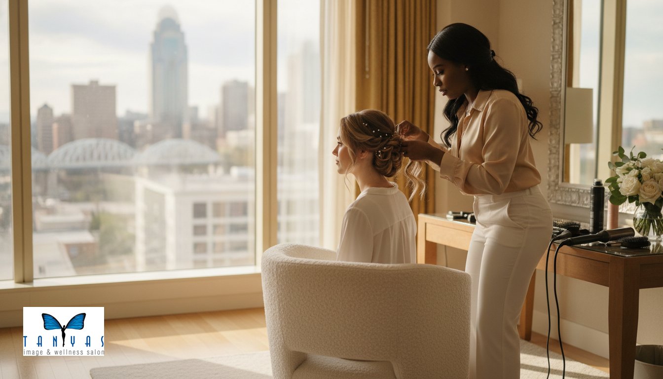 On-Site Wedding Hair in Cincinnati: A Stress-Free, Luxury Bridal Experience