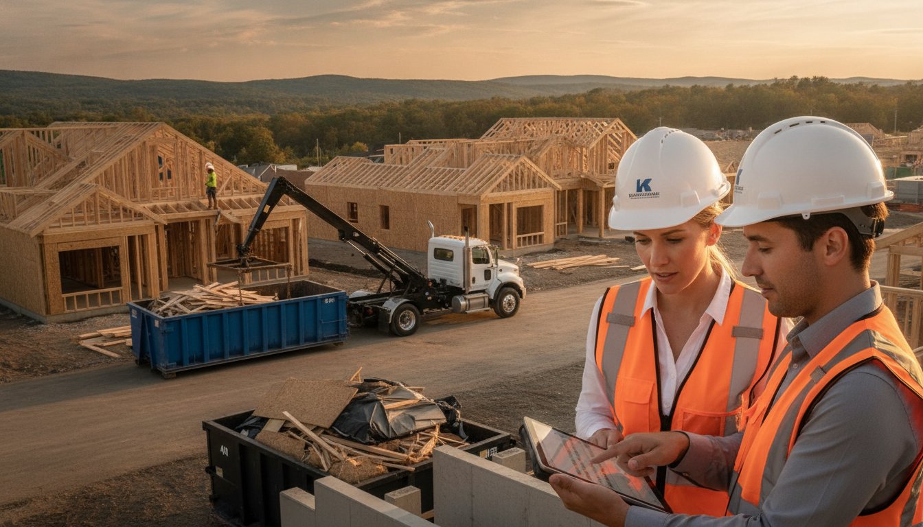 Ongoing Dumpster Service for New Home Builders: The 2026 Logistics Guide