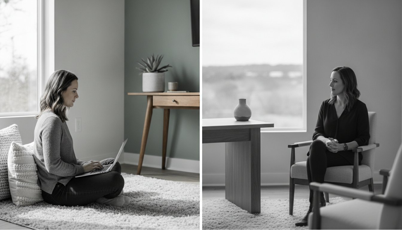 Online vs. Face-to-Face Counseling in Austin: 2026 Guide