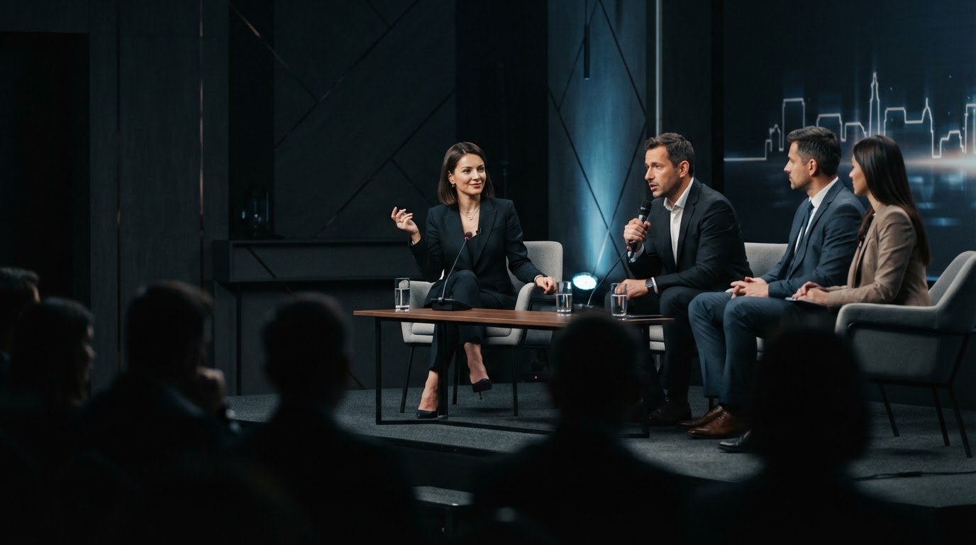 Onorariu pentru moderarea conferințelor de business