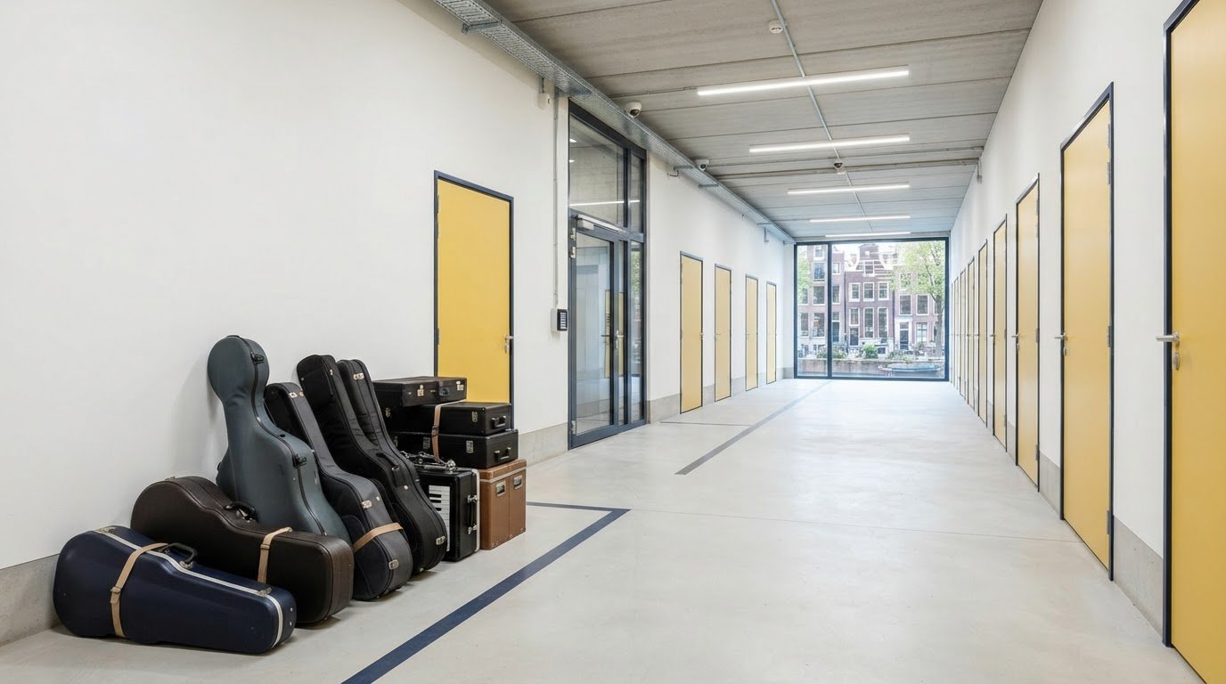 Opslag voor muziekinstrumenten: zo kies je de juiste ruimte
