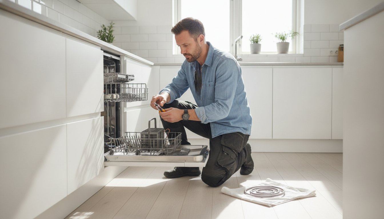 Opvaskemaskine varmer ikke? Fix det selv og slip for rynkede hænder! 🍽️