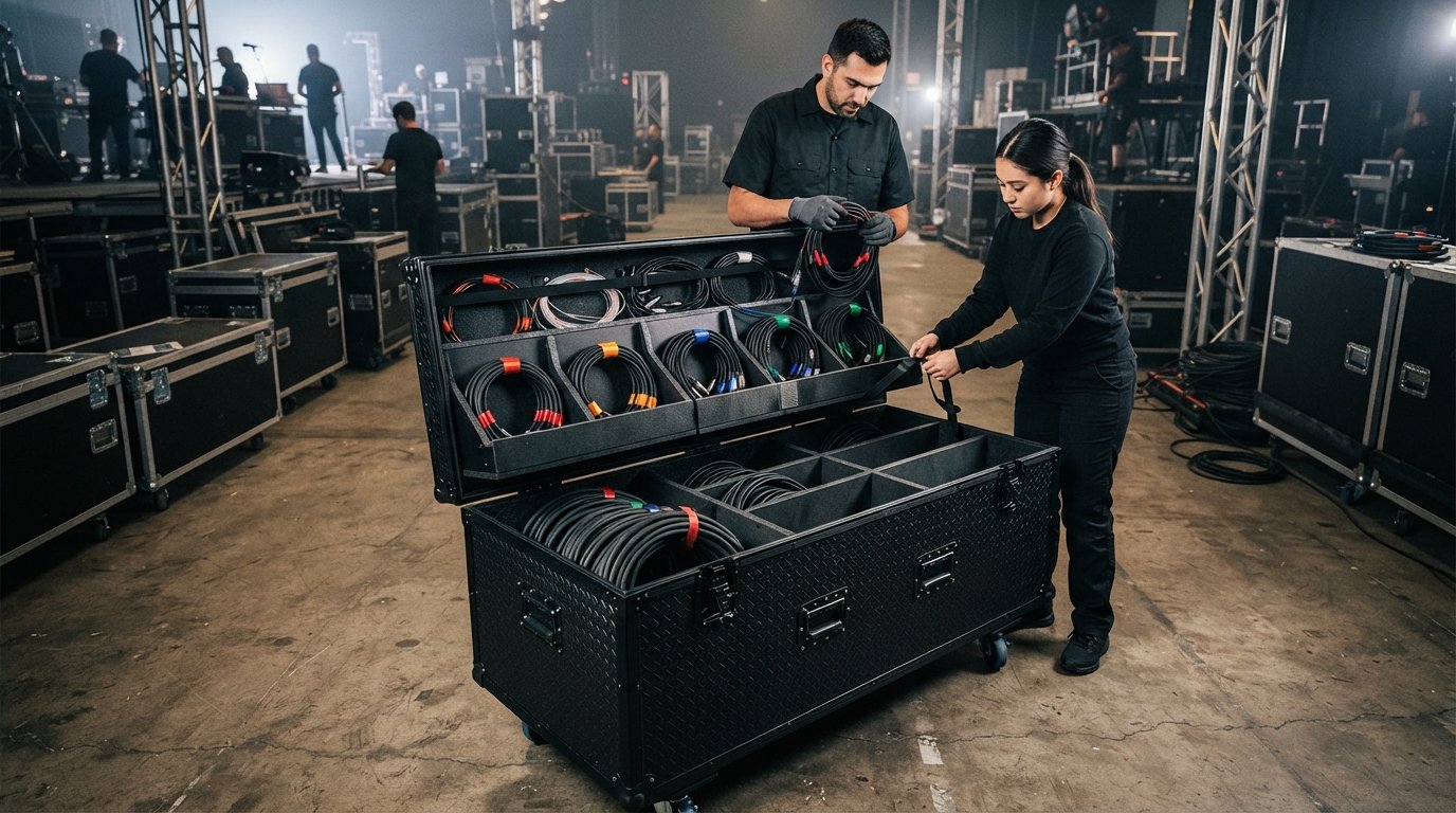 Organizing Cables in a Utility Trunk: The Complete Tour Production Guide
