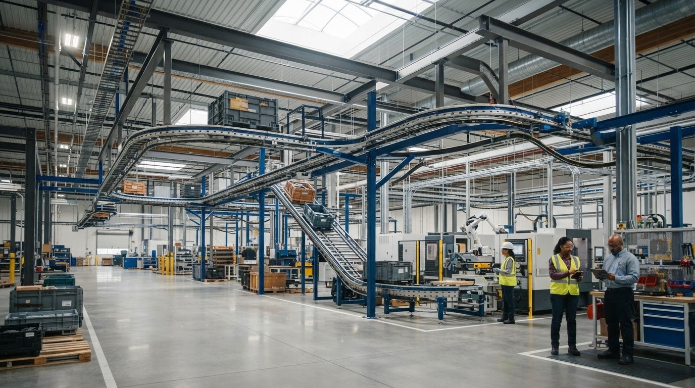 Overhead Conveyor Systems: Design, Applications, and Selection Guide