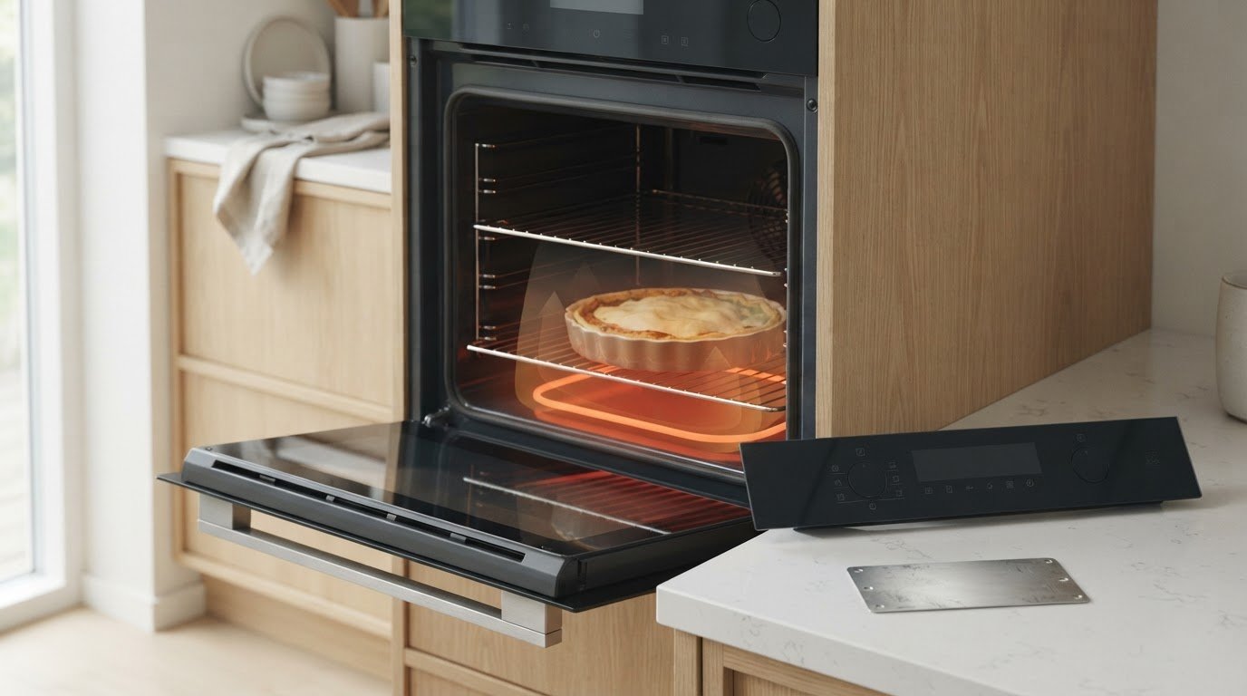 Ovn varmer kun i bunden? Sådan finder du fejlen