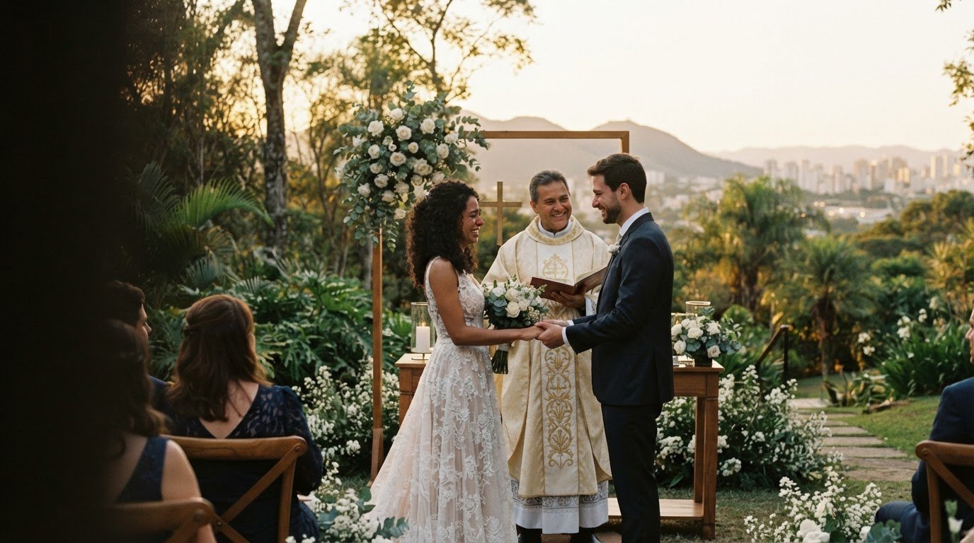 Padre para casamento fora da igreja em Belo Horizonte: o que saber