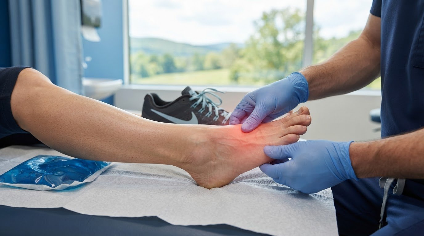 Pain on Top of Foot Near Ankle: Causes and Relief