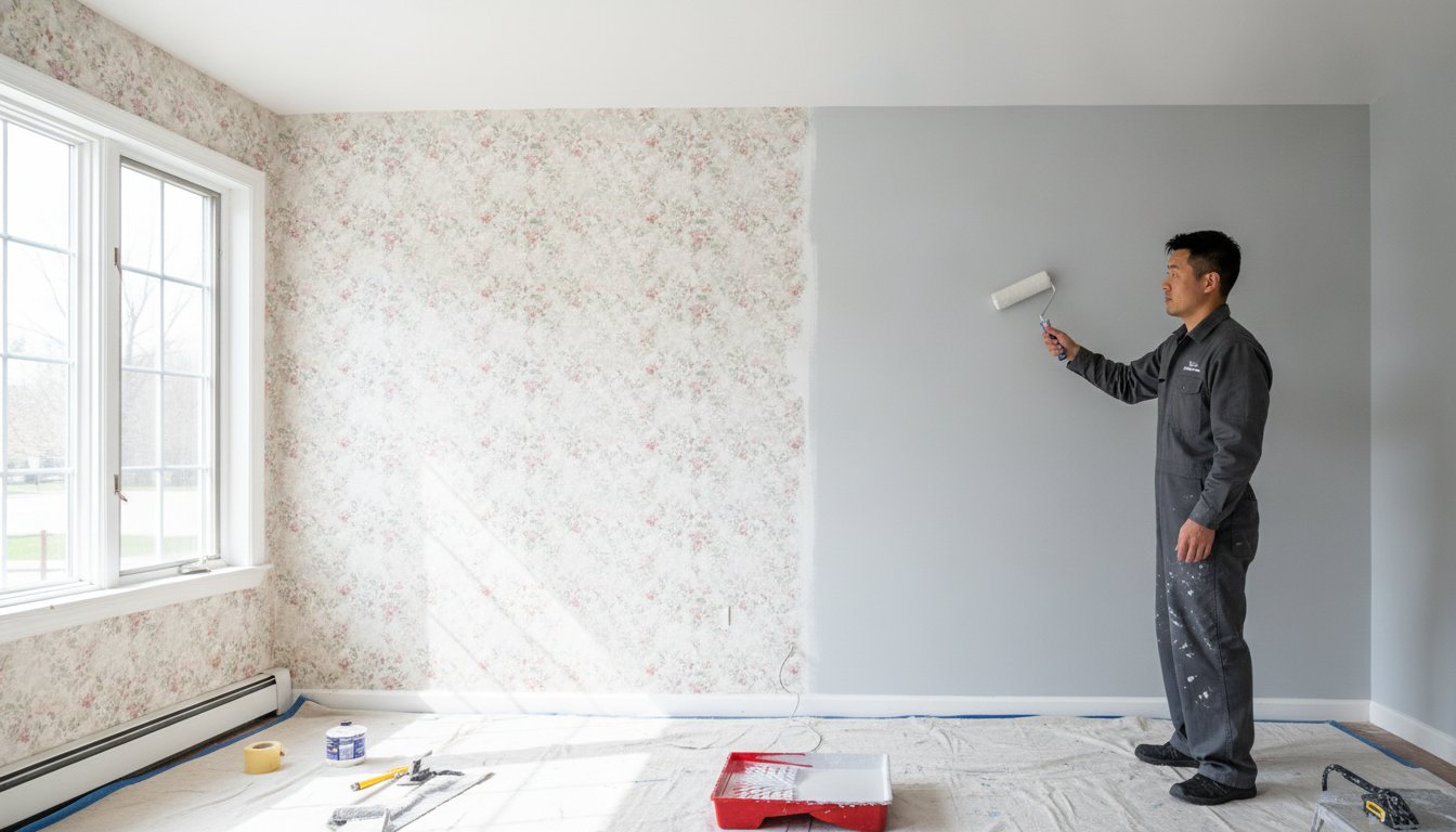 Painting Over Wallpaper vs. Removing It: The 2026 NJ Homeowner’s Guide