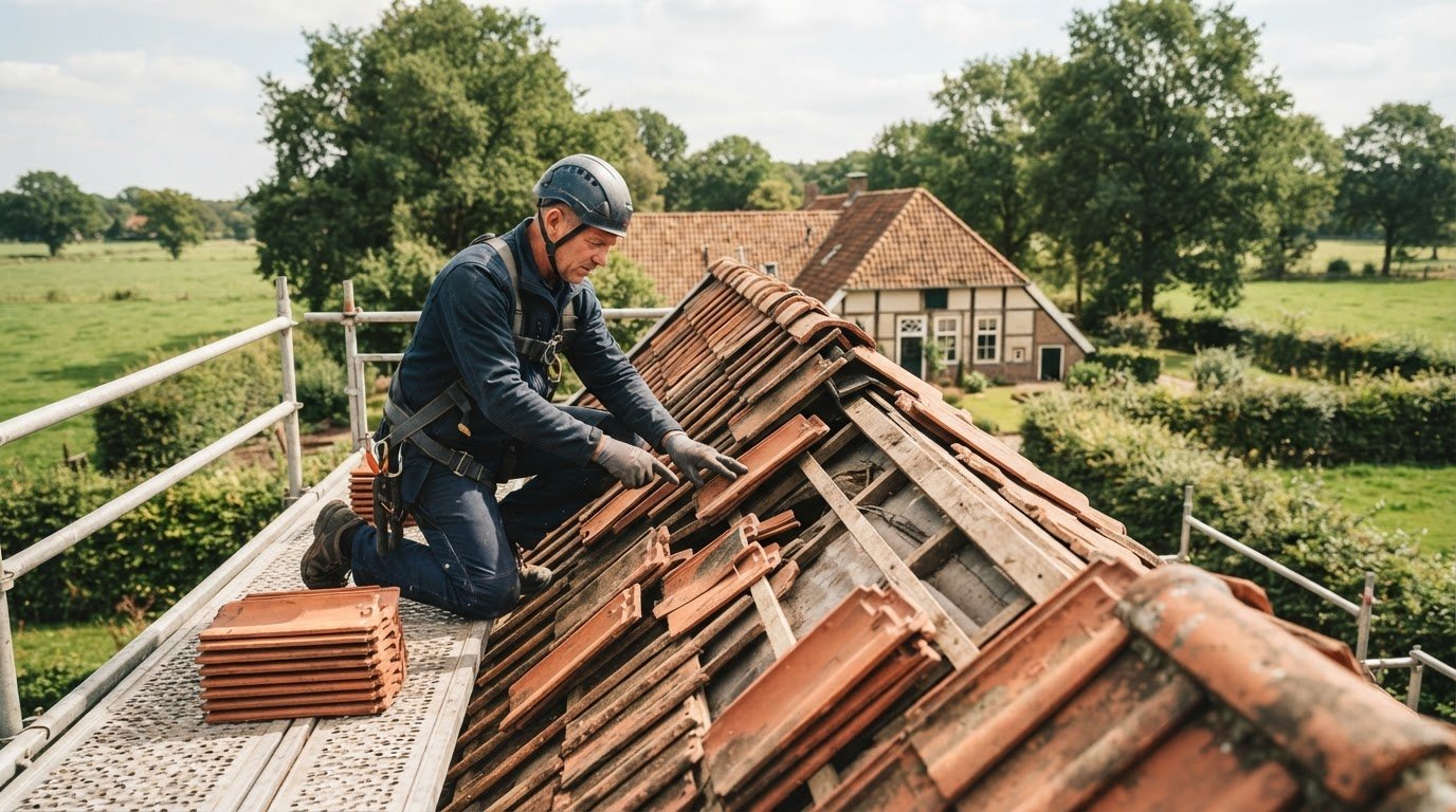 Pannendak reparatie in Eibergen: zo herstel je dakschade vakkundig