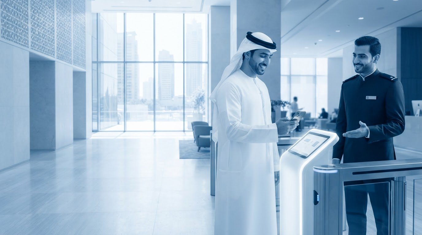 Paperless Visitor Management System for UAE Buildings